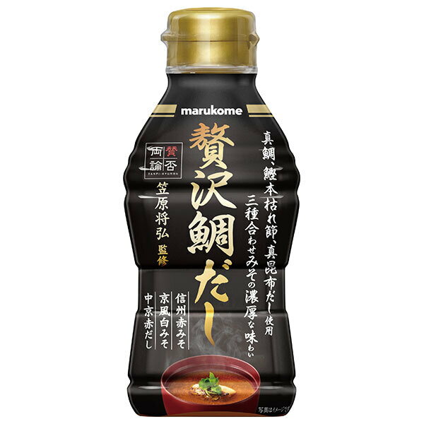 マルコメ 液みそ 賛否両論 贅沢鯛だし 430g×10本入×(2ケース)｜ 送料無料 調味料 味噌 鯛出汁 まるこめ