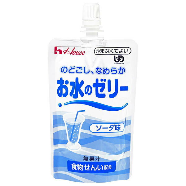 ハウス食品 お水のゼリー ソーダ味 120g×40本入×(2ケース)| 送料無料 ゼリー ゼリー飲料 ダイエット 介護 食物繊維 水分補給 熱中症対策 かまなく...
