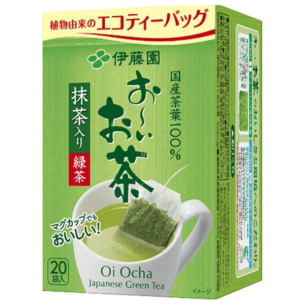 伊藤園 お～いお茶 エコティーバッグ緑茶 20袋入×10個入｜ 送料無料 緑茶 ティーバッグ エコ
