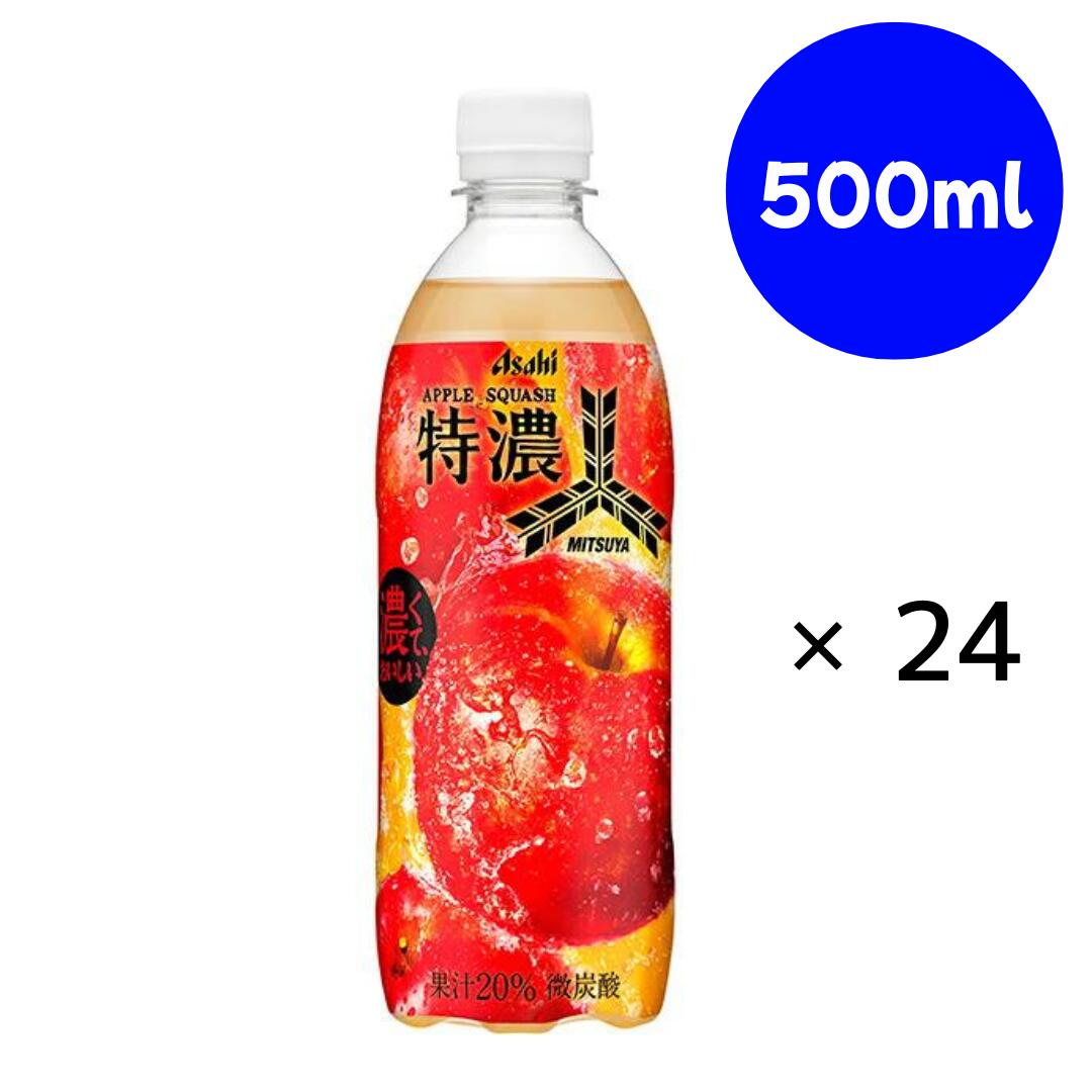 三ツ矢特濃アップルスカッシュ 500ml×24本 