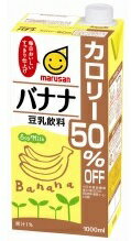 マルサン 豆乳飲料 バナナ カロリー50％オフ 1L 紙パック 1ケース6本セット 1000ml 送料無料 マルサンアイ おすすめ ギフト プレゼント 贈り物 お祝い 内祝い お返し 誕生日