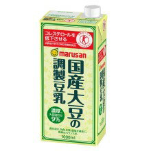 あす楽 マルサンアイ 国産大豆の調整豆乳 1L 紙パック 3ケース18本セット 1000ml 特定保健用食品 トクホ 送料無料 マルサンアイ