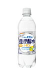 【送料無料】サンガリア 伊賀の天然水 強炭酸水レモン 500ml 1ケース24本×2ケース