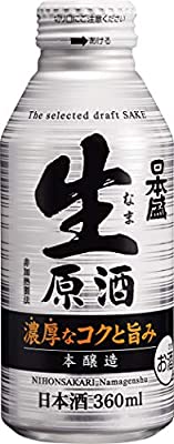 日本盛 生原酒 本醸造 360mlボトル缶 