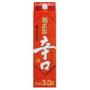 あす楽 菊正宗酒造 菊正宗 辛口 3Lパック 1ケース4本セット 日本酒 3000ml 送料無料 紙パック 日本酒セット 男性 男 清酒 お酒 酒 家飲み 宅飲み 女性 女 おすすめ 大容量 日本酒パック ギフト プレゼント 贈り物 お祝い 誕生日 内祝い お返し