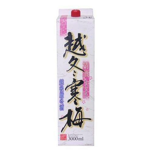 楽天ドリンク専門店 雫あす楽 小山本家酒造 越冬寒梅 3Lパック 2ケース8本セット 日本酒 14度 3000ml 送料無料 紙パック 日本酒セット 男性 男 清酒 お酒 酒 家飲み 宅飲み 晩酌 女性 女 おすすめ 日本酒パック まとめ買い ギフト プレゼント 贈り物 お祝い 誕生日 内祝い お返し