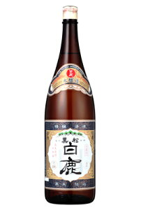 あす楽 辰馬本家酒造 黒松白鹿 上撰 本醸造 1.8L瓶 1本 1800ml 日本酒 男性 男 清酒 お酒 酒 家飲み 宅飲み 晩酌 女性 女 おすすめ おいしい まとめ買い ギフト プレゼント 贈り物 お祝い 誕生日 内祝い お返し