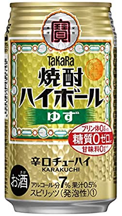 宝酒造 タカラ 焼酎ハイボール ゆず 350ml 1ケース24本 宝酒造 タカラ 焼酎ハイボール ゆず 350ml 1ケース24本