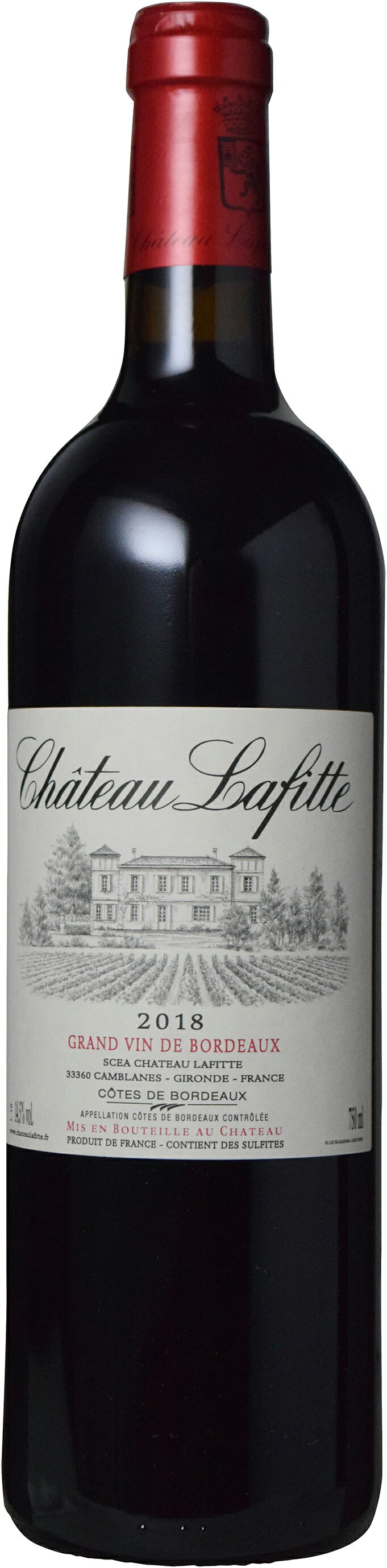 シャトー ラフィット 2019 赤ワイン フルボディ 750ml 1本 フランス ボルドー A.O.C.コート ド ボルドー Chateau Lafitte ワイン お酒 酒 家飲み 宅飲み 晩酌 おすすめ おいしい ギフト プレゼント 贈り物 お祝い 誕生日 内祝い お返し パーティー 617355