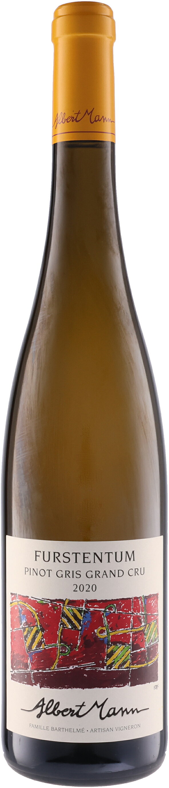ドメーヌ アルベール マン アルザス グラン クリュ ピノ グリ フルシュテントゥム 白 2020年 750ml 1本..