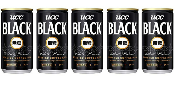 【一部地域送料無料 お届け先が会社 店舗様限定】UCC ブラック無糖 185ml ×4ケース（合計120本入り）賞味期限：2024年9月です。