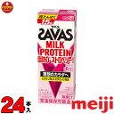  UoX ~NveC SAVAS MILK PROTEIN b0 Xgx[ 200ml~24{ yΉ ꕔn