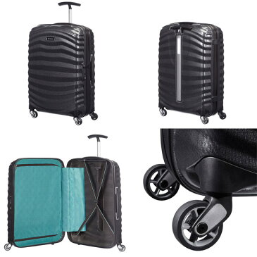 サムソナイト ライトショック スピナー 55cmブラック Samsonite Lite-Shock Spinner 98V-09-001 36L【送料無料】※北海道・沖縄・離島を除く