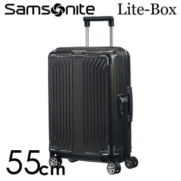 サムソナイト ライトボックス スピナー 55cm ブラック Samsonite Lite-Box Spinner 38L 79297【送料無料】