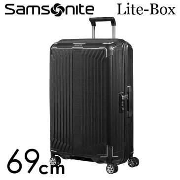 サムソナイト ライトボックス スピナー 69cm ブラック Samsonite Lite-Box Spinner 75L 79299【送料無料】