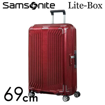 サムソナイト ライトボックス スピナー 69cm ディープレッド Samsonite Lite-Box Spinner 75L 79299【送料無料】