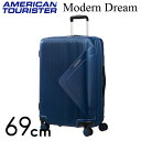 サムソナイト アメリカンツーリスター モダンドリーム 69cm トゥルーネイビー American Tourister Modern Dream Spinner 70L〜81L EXP【送料無料】