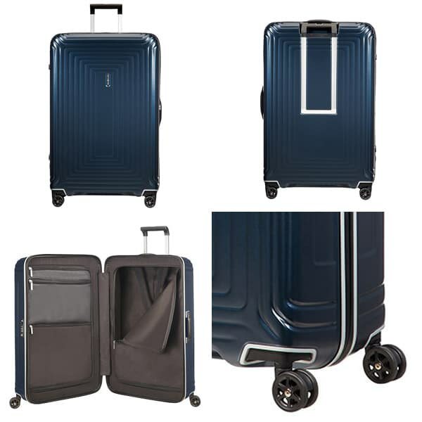 『期間限定ポイント5倍』サムソナイト ネオパルス デラックス スピナー 81cm マットミッドナイトブルー Samsonite Neopulse DLX Spinner 124L 92035-6495【送料無料】※北海道・沖縄・離島を除く