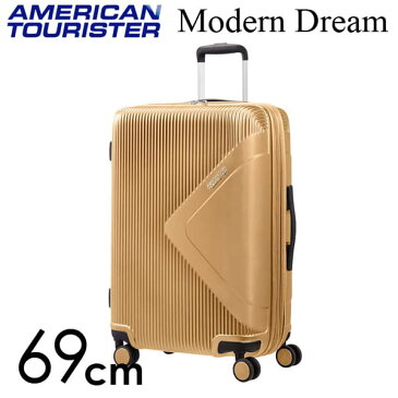 『期間限定ポイント5倍』サムソナイト アメリカンツーリスター モダン ドリーム 69cm ゴールド Modern Dream Gold 70L〜81L【送料無料】