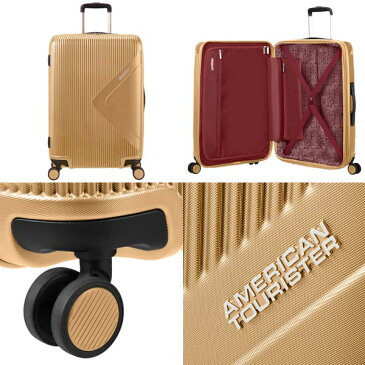 『期間限定ポイント5倍』サムソナイト アメリカンツーリスター モダン ドリーム 69cm ゴールド Modern Dream Gold 70L〜81L【送料無料】