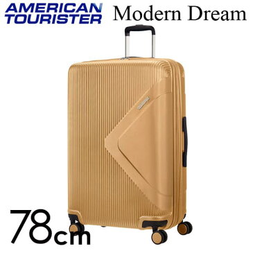『期間限定ポイント5倍』サムソナイト アメリカンツーリスター モダン ドリーム 78cm ゴールド Modern Dream Gold 100L〜114L【送料無料】