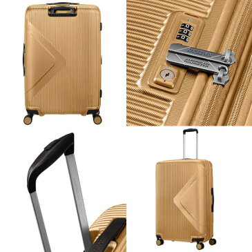 『期間限定ポイント5倍』サムソナイト アメリカンツーリスター モダン ドリーム 78cm ゴールド Modern Dream Gold 100L〜114L【送料無料】