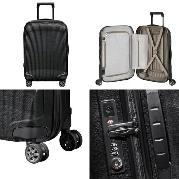 『期間限定ポイント5倍』サムソナイト C-LITE シーライト スピナー 55cm コスモライト ブラック Samsonite C-lite Spinner 122859-1041 スーツケース【送料無料】※北海道・沖縄・離島を除く