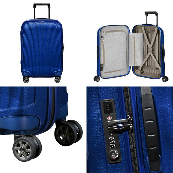 『期間限定ポイント5倍』サムソナイト C-LITE シーライト スピナー 55cm コスモライト ディープブルー Samsonite C-lite Spinner 122859-1277【送料無料】※北海道・沖縄・離島を除く