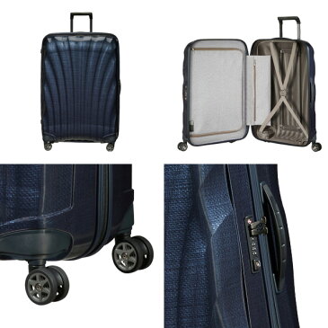 サムソナイト C-LITE シーライト スピナー 81cm コスモライト ミッドナイトブルー Samsonite C-lite Spinner 122862-1549【送料無料】※北海道・沖縄・離島を除く