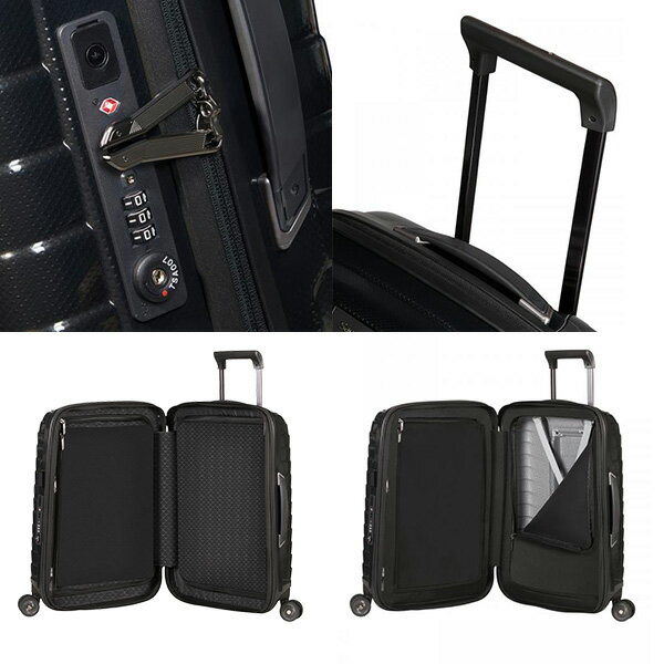 『期間限定ポイント5倍』サムソナイト PROXIS プロクシス スピナー 55×40×20cm EXP ブラック Samsonite Proxis Spinner 126035-1041 スーツケース『送料無料（一部地域除く）』