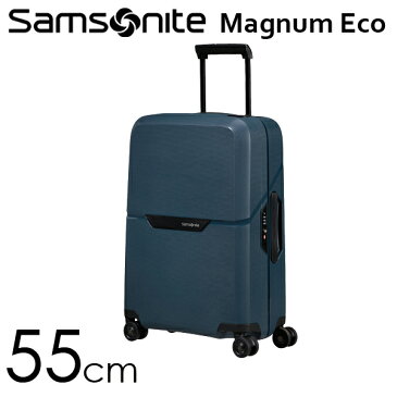 『期間限定ポイント5倍』Samsonite スーツケース Magnum Eco Spinner マグナムエコ スピナー 55cm ミッドナイトブルー 139845-1549 キャリーケース 旅行『送料無料（一部地域除く）』