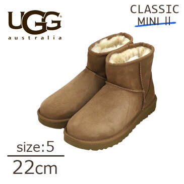 UGG アグ クラシックミニ II ムートンブーツ ウィメンズ チェスナット 5(22cm) 1016222 Classic Mini【送料無料】