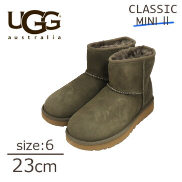 UGG アグ クラシックミニ II ムートンブーツ ウィメンズ ユーカリ 6(23cm) 1016222 Classic Mini【送料無料】