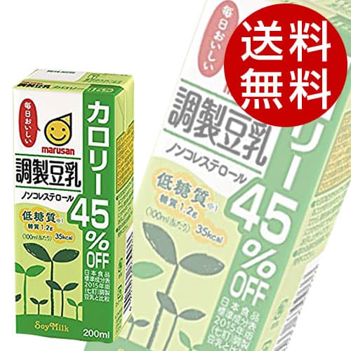 マルサンアイ 調整豆乳カロリー45％オフ 200ml×48本【送料無料】