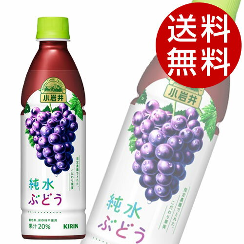 キリン 小岩井 純水ぶどう 430ml×48本 飲料 KIRIN ジュース ペットボトル フルーツジュース『送料無料（一部地域除く）』