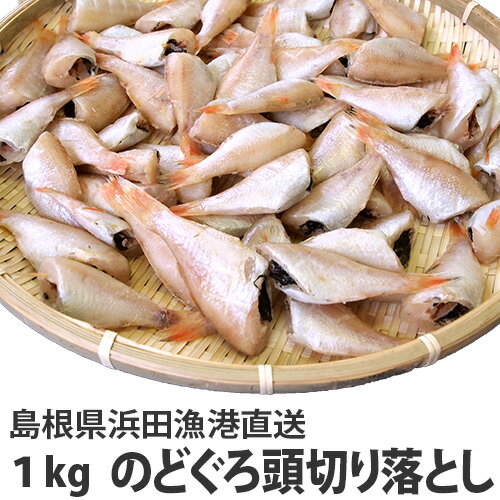 島根県浜田漁港直送 のどぐろ頭切り落とし 1kg 【代引不可】【送料無料】のサムネイル