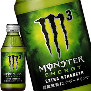 モンスターのセット  アサヒ モンスター エナジー M3 150ml瓶×48本［24本×2箱］［賞味期限：3ヶ月以上］北海道・沖縄・離島は送料無料対象外［送料無料］【3～4営業日以内に出荷】炭酸飲料 エナジードリンク 栄養ドリンク