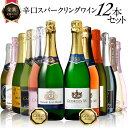 家飲み応援！！ 金賞入り 辛口 スパークリングワイン 12本セット［常温］【4～5営業日以内に出荷】【送料無料】 ワイン 飲み比べ 金賞 宅飲み 母の日 父の日 祝 プレゼント 飲み比べ セット 詰め合わせ フランス イタリア スペイン 福袋[W]