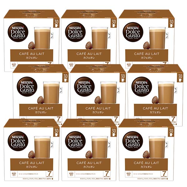 ネスカフェ ドルチェグスト 専用カプセル カフェオレ マグナムパック×9箱【3〜4営業日以内に出荷】【送..
