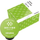 ＜＜ ITEM INFORMATION ＞＞ 商品名 KEURIG K-Cup キューリグ ケーカップ カプセル カップス 抹茶入り緑茶 商品詳細 K-Cup R※はキューリグマシン専用のカプセルです 一杯抽出システム専用カートリッジです 国産原料茶に抹茶をバランス良くブレンド。甘さとまろやかさが特長の緑茶です。 名称 KEURIG K-Cup カプセル 原材料名 原材料：茶（緑茶、抹茶) 原産地：日本 内容量 3g×12カプセル 賞味期限 お届け後100日以上 保存方法 高温多湿を避けて、冷暗所に保存してください。 製造者 株式会社ユニカフェ神奈川県愛甲郡愛川町中津字桜台4026-9神奈川総合工場 製造国 日本 出荷日/着日 配送方法 常温のみ 同梱包 備考 ※写真はイメージです。実際にお届けの商品は形状やパッケージが異なる場合があります。 ----------------------------------------------関連ワード：KEURIG K-Cup キューリグ ケーカップ カプセル アソート コーヒーカプセル カプセルコーヒー コーヒーメーカー コーヒーマシン コーヒー 珈琲 レギュラー レギュラーコーヒー セット 飲み比べ アソート コーヒー豆 酸味 フルーティー ブレンドコーヒー 無糖 ブラックコーヒー アイスコーヒー ホットコーヒー 抹茶 緑茶 お茶 ジャスミン茶 紅茶 英國屋 プロントブレンド 小川珈琲 セガフレードザネッティ 上島珈琲 UCCコーヒー タニタカフェ カフェグレコ ヒルス Scrop トミヤコーヒー サンマルクカフェ 丸山珈琲 リプトン 中村藤吉本店 辻利 エスプレッソ ロースト 焙煎 まとめ買い