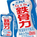 [送料無料]九州乳業 みどり牛乳 LL 鉄骨力 125ml紙パック×36本［18本×2箱］[賞味期限：製造日より60日]北海道、沖縄、離島は送料無料対象外【3～4営業日以内に出荷】