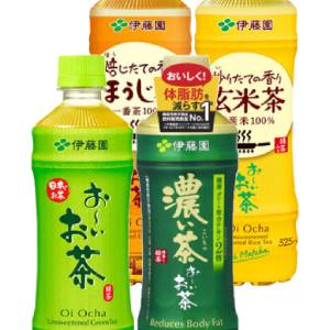 伊藤園 お〜いお茶 緑茶 濃い茶 ほうじ茶 玄米茶 525ml 選り取り 【1〜2営業日以内に出荷】[送料無料][賞味期限：3ヶ月以上] お茶 おちゃ 500mlペット 機能性表示食品（濃い茶）