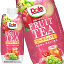 [送料無料] メグミルク Dole FRUIT TEA ピーチミックス ドール フルーツティ 330mlボトル缶×36本[12本×3箱]【3～4営業日以内に出荷】