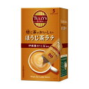 [送料無料] 伊藤園 タリーズ 焙じ茶がおいしいほうじ茶ラテ 90g（18g×5本）×8箱【3～4営業日以内に出荷】