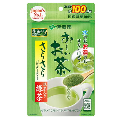 樂天商城 - [送料無料] 伊藤園 お〜いお茶　さらさら抹茶入り緑茶（約100杯分） 80g×6袋【3〜4営業日以内に出荷】 お茶 粉茶 緑茶 おーいお茶 粉末 カテキン