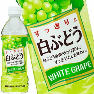 [送料無料]サンガリア すっきりと白ぶどう 500mlPET×24本【5～8営業日以内に出荷】