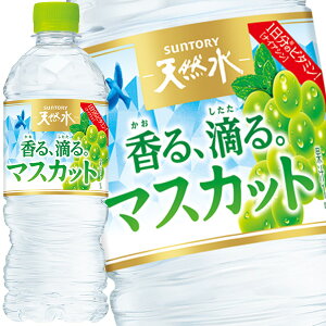 [送料無料] サントリー 天然水 香る、滴る。マスカット 540mlPET×24本【4月2日出荷開始】