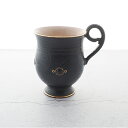 【宮里 絵美 作】 陶器 作家 金彩鉄釉 カップ 【 京焼 ティーカップ コーヒーカップ マグカップ 作家物 陶器 日本製 焼き物 陶器 コーヒー カップ マグ...