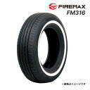 2024年製 FIREMAX FM316 195/65R15 91H WW (リボン幅 28mm) 新品 ホワイトリボン サマータイヤ ファイアマックス 15インチ｜タイヤ単品