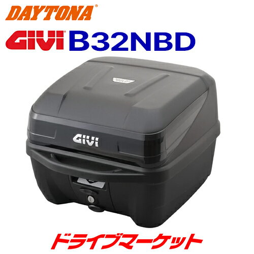 【春のド-ン!と全品超トク祭】デイトナ 16965 GIVI B32NBD モノロックケース(32L) 未塗装ブラック ブラックパネル バイク用リアボックス ジビ DAYTONA 1